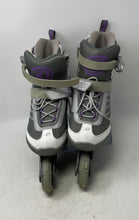 Load image into Gallery viewer, Rollerblade Womens Spiritblade Silver Purple Recreational Inline Skates Size 10
