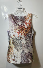 Load image into Gallery viewer, Cache Womens Multicolor Printed V-Neck Sleeveless Tank Top Size Medium
