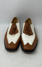 Load image into Gallery viewer, Giorgio Brutini Mens Brown White Leather Lace-Up Derby Dress Shoes Size 11.5M
