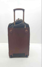 Load image into Gallery viewer, Max Studio Unisex Olive Green Brown Travel Rolling Carry-Ons Suitcase
