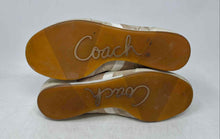 Load image into Gallery viewer, Coach Womens White Signature Print Lace-Up Sneakers Shoes Size 10M
