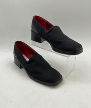 Load image into Gallery viewer, Donald Pliner Womens Alice Black Leather Slip-On Square Toe Loafer Shoes Size 8M
