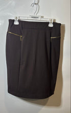 Load image into Gallery viewer, Michael Kors Womens Brown Zipper Knee-Length Straight &amp; Pencil Skirt Size 12
