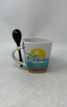 Load image into Gallery viewer, Jerry Leigh Disney Mickey &amp; Minnie Mouse Sunset Gazers Ceramic Mug With Spoon
