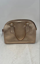 Load image into Gallery viewer, Kate Spade Womens Laurel Way Mini Reiley Rose Gold Leather Dome Satchel Handbag

