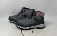 Load image into Gallery viewer, Adventuridge Womens Gray Purple Lace-Up Mid Top Trail Hiking Boots Size 8
