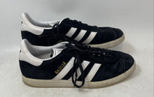Load image into Gallery viewer, Adidas Womens Gazelle BA9595 Black White Low Top Lace-Up Sneaker Shoes Size 8
