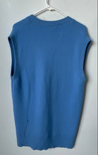 Load image into Gallery viewer, Zara Womens Light Blue Sleeveless Button Front Cardigan Sweater Size Small
