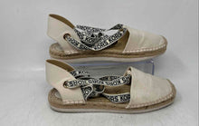 Load image into Gallery viewer, Michael Kors Womens Yara Beige Ankle-Tie Espadrille Flats Size 8M
