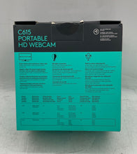 Load image into Gallery viewer, Logitech Model C615 1080p 30fps Autofocus USB Portable HD Webcam Factory Sealed
