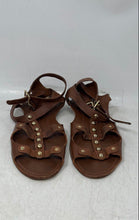 Load image into Gallery viewer, Juicy Couture Womens Brown Leather Open Toe Ankle Strap Sandals Size 9M
