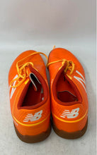 Load image into Gallery viewer, New Balance Mens Visaro Control Indoor Orange Lace-Up Soccer Shoes Size 8.5D
