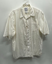 Load image into Gallery viewer, Guy Harvey Mens White Cotton Spread Collar Short Sleeve Button-Up Shirt Size XL
