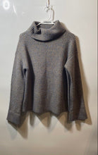 Load image into Gallery viewer, Ann Taylor Womens Gray Long Sleeve Turtleneck Pullover Sweater Size Large
