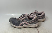 Load image into Gallery viewer, Asics Womens Gel Contend 7 1012A911 Gray Pink Lace-Up Sneaker Shoes Size 8.5
