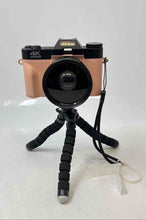 Load image into Gallery viewer, Unbranded Pink Black 4K Ultra HD Digital Camera With Tripod Stand Not Tested
