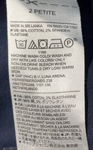 Load image into Gallery viewer, Banana Republic Womens Navy Blue Long Sleeve Button-Up Shirt Size 2 Petite
