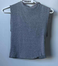 Load image into Gallery viewer, Zara Womens Gray Heather Print Sleeveless Crew Neck Tank Top Size Large
