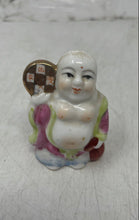 Load image into Gallery viewer, Lot Of 11 Pcs Mixed Variety Multicolor Decorative Laughing Buddha Mini Figurines
