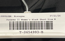 Load image into Gallery viewer, Forever 21 Womens Black High-Waisted Flat Front Side Zip Chino Shorts Size M
