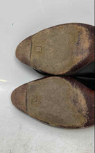 Load image into Gallery viewer, Bruno Magli Womens Black Brown Leather Slip-On Pump Heels Size 7.5 B
