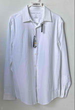 Load image into Gallery viewer, Perry Ellis Mens White Long Sleeve Collared Stretch Button-Up Shirt Sz M W/ Tag
