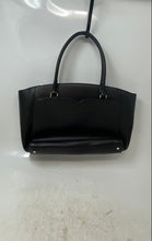 Load image into Gallery viewer, Kate Spade Womens Frannie Black Leather Double Handle Zip Top Satchel Bag
