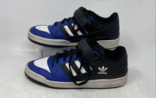 Load image into Gallery viewer, Adidas Mens Forum Low White Blue And Black Leather Lace-Up Sneakers Shoes Sz 9.5
