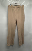 Load image into Gallery viewer, Ann Taylor Womens Beige Flat Front Straight Leg Pull-On Ankle Pants Size 10
