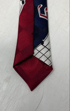 Load image into Gallery viewer, A. Rogers Mens Multicolor Printed Bar Tack On Blade &amp; Tail Designer Tie

