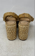Load image into Gallery viewer, Sam Edelman Womens April Beige Adjustable Buckle Wedge Espadrille Sandal Sz 5.5
