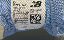 Load image into Gallery viewer, New Balance Unisex 412 V3 WTE412A3 Gray Light Blue Sneakers Shoes Size M7 W8.5 D
