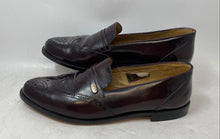 Load image into Gallery viewer, Guante Mens Brown Leather Slip-On Wingtip Formal Loafer Shoes Size 7.5
