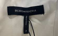 Load image into Gallery viewer, BCBGMAXAZRIA Womens Off White Sleeveless Back Zip Mini Dress Size 2 With Tag
