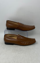 Load image into Gallery viewer, Giorgio Brutini Mens Brown Leather Square Toe Slip-On Loafer Shoes Size 8M
