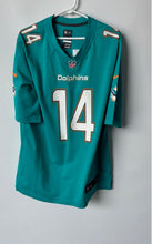 Load image into Gallery viewer, Nike Mens Aqua Miami Dolphins Jarvis Landry #14 NFL Jersey Size Medium
