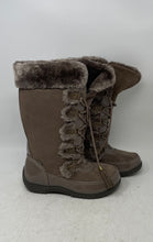 Load image into Gallery viewer, Sporto Womens Millie Brown Suede Faux Fur Trim Waterproof Snow Boots Size 6.5W
