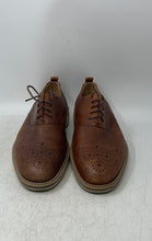 Load image into Gallery viewer, Ecco Mens ST.1 Hybrid Brown Leather Wingtip Lace-Up Oxford Shoes Size 10
