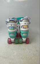 Load image into Gallery viewer, Sulifeel Girls Multicolor Rainbow Unicorn Light Up Roller Skates Sz 10C-13C
