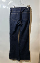 Load image into Gallery viewer, Michael Kors Womens Blue Dark Wash Stretch Denim Flare Leg Jeans Pants Size 8
