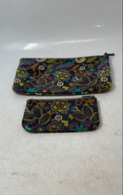Load image into Gallery viewer, Fossil Womens Multicolor Designer Print Zipper Clutch Purse With Wallet
