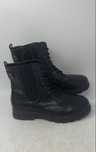 Load image into Gallery viewer, White Mountain Womens Chevy Black Leather Round Toe Lace-Up Combat Boots Sz 10M
