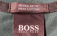 Load image into Gallery viewer, Hugo Boss Mens Green Pima Cotton Regular Fit Short Sleeve Polo Shirt Size XL
