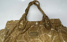 Load image into Gallery viewer, Authentic Marc By Marc Jacobs Womens Brown Quilted Double Handle Tote Handbag
