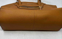 Load image into Gallery viewer, Calvin Klein Womens Brown Leather Double Handles Outer &amp; Inner Pockets Tote Bag
