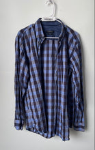 Load image into Gallery viewer, Bugatchi Mens Multicolor Classic Fit Long Sleeve Collared Button-Up Shirt Size L
