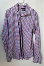 Load image into Gallery viewer, Tommy Hilfiger Mens Multicolor Plaid Slim-Fit Long Sleeve Dress Shirt Size L
