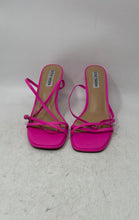 Load image into Gallery viewer, Steve Madden Womens Zarya Pink Leather High Heel Ankle Strap Sandals Size 8M
