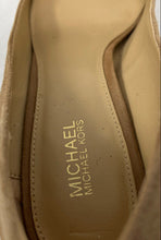 Load image into Gallery viewer, Michael Kors Womens Susan Flex Brown Round Toe Slip-On Block Pump Heels Size 7M
