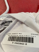 Load image into Gallery viewer, True Religion Mens White Cotton Short Sleeve Crew Neck Pullover T-Shirt Size S
